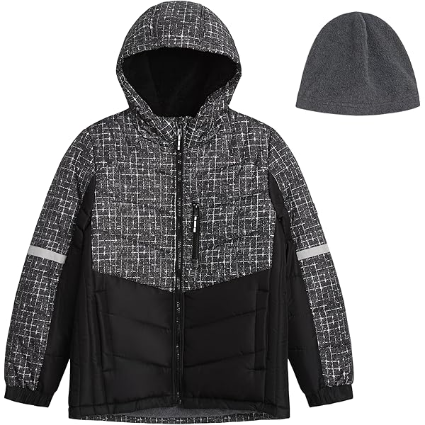 Amazon.com: LONDON FOG Boys' Heavyweight Puffer Jacket with Sherpa