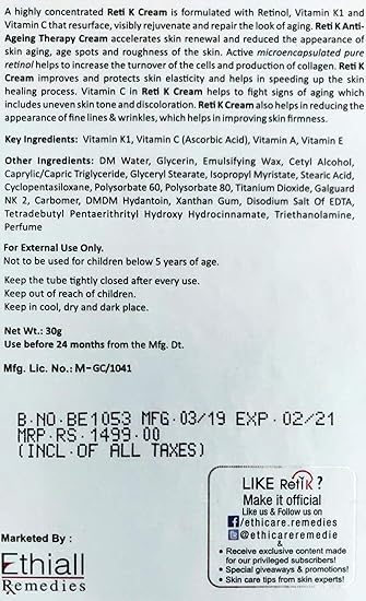 retik anti aging cream