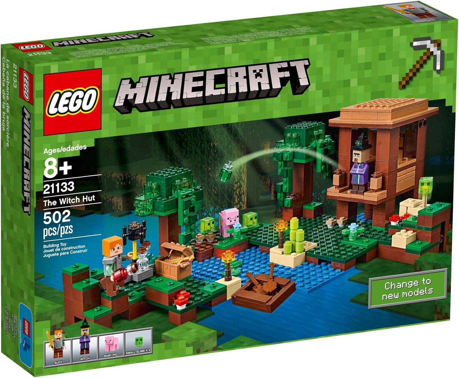Lego 21133 Minecraft The Witch Hut Amazon Co Uk Toys Games