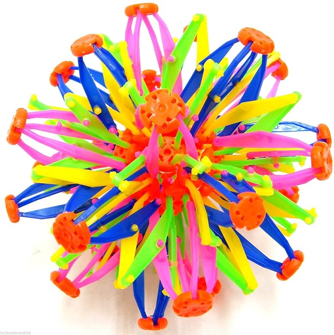 Expandable Ball Coloured Ball Spikey Ball Multi Coloured Fun Ball