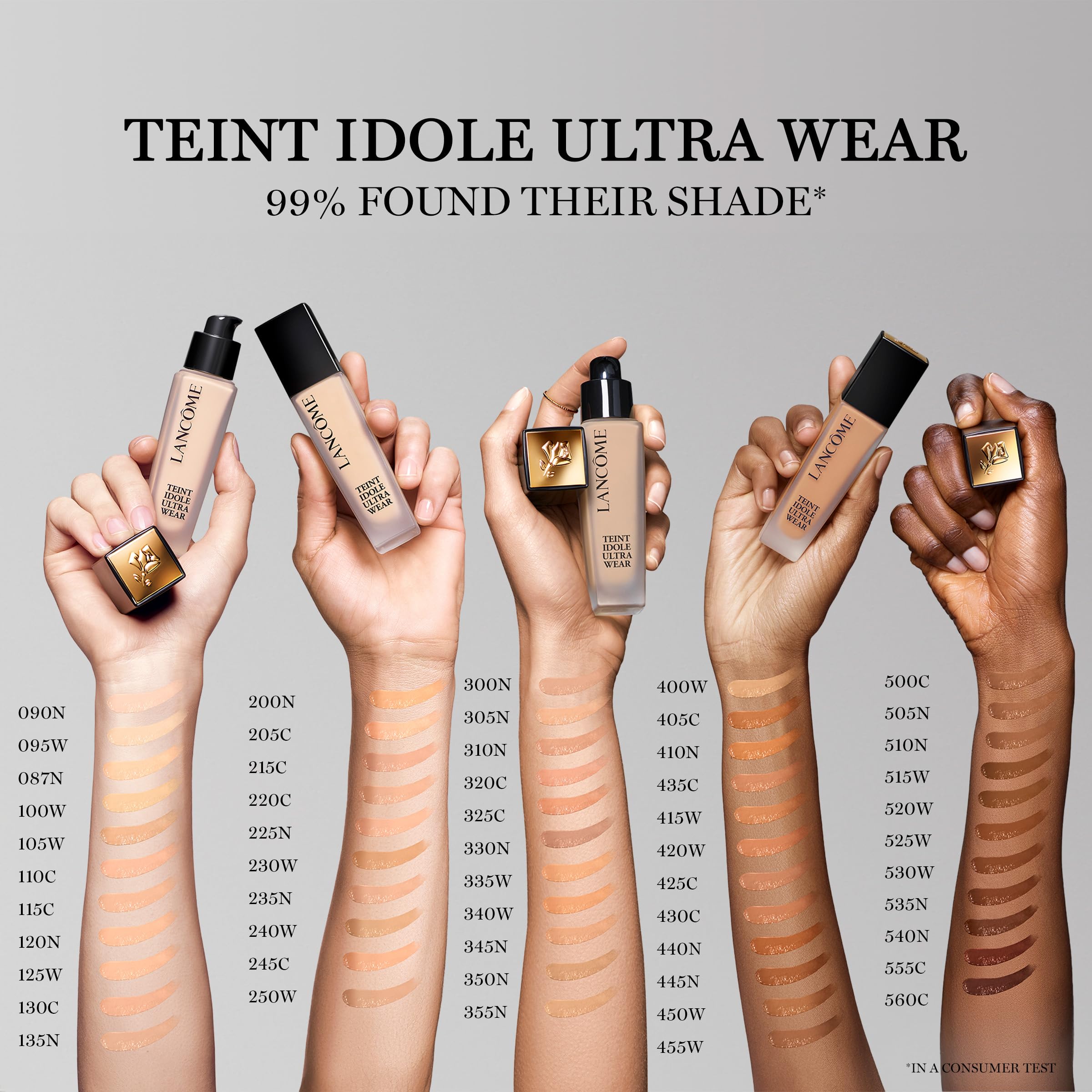 Lancôme Teint Idole Ultra Wear Buildable Full Coverage Foundation - Longwearing & Waterproof - Natural Matte Finish