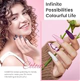 VANREESA Gel Nail Polish Set 77 PCS UV Lamp 55 Colors Base Top Coat Kit view 5
