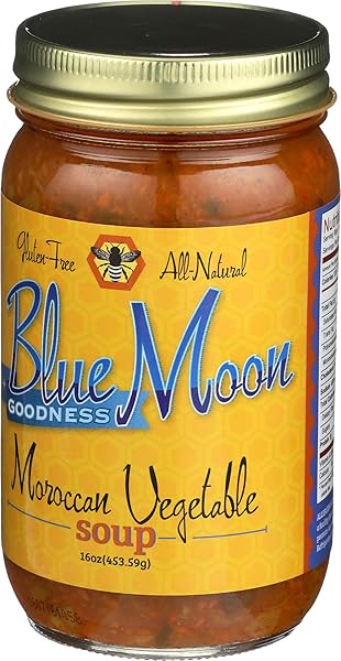 BLUE MOON GOODNESS, MOROCCAN VEGGIE SOUP, 16 OZ