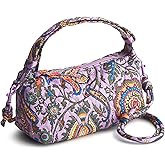 Vera Bradley womens Premium Cotton Roxbury Crescent Crossbody Bag