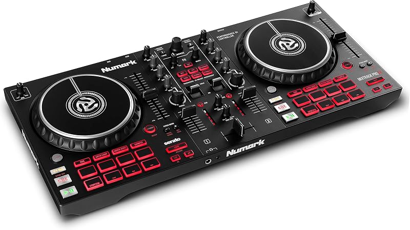 Numark Mixtrack Pro FX Serato DJ Controller 2 Decks 24-Bit Audio Interface