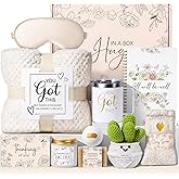Get Well Soon Gifts Baskets for Women Self Care Gifts, Spa Care Package After Surgery Inspirational Thinking of You Sympathy Gift, Feel Better Encouragement Gift for Women Sick Friends Mom w/ Blanket