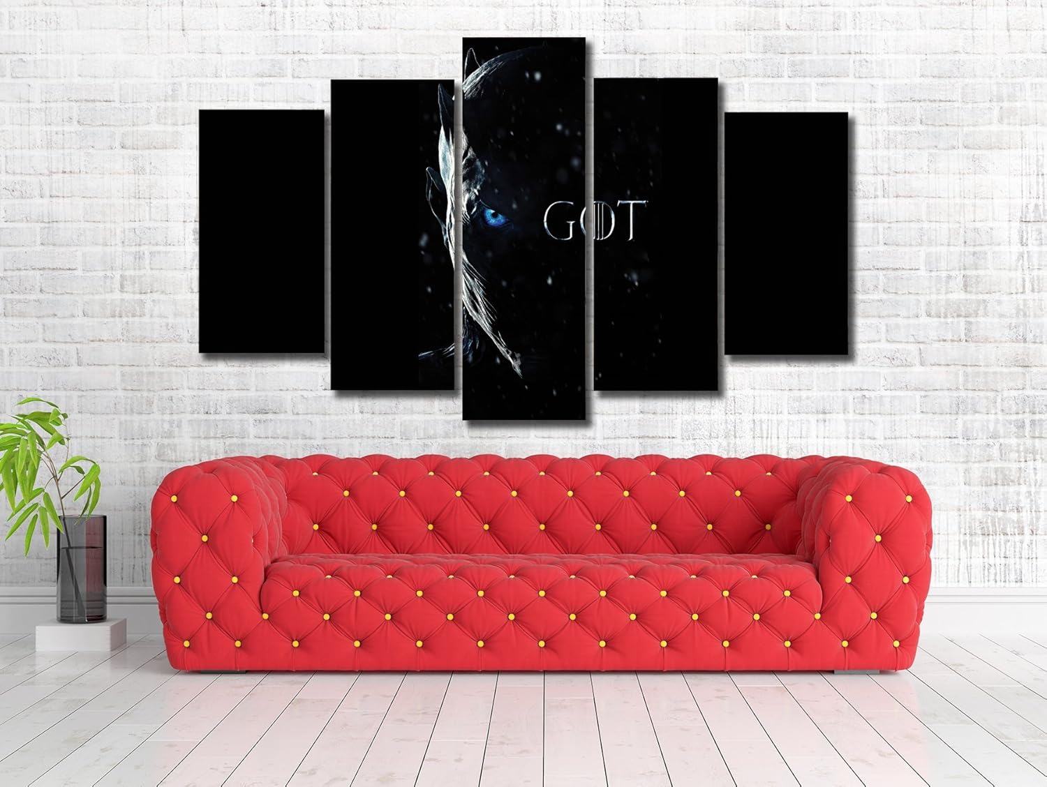 Game of Thrones Framed Canvas Print Wall Art Multi