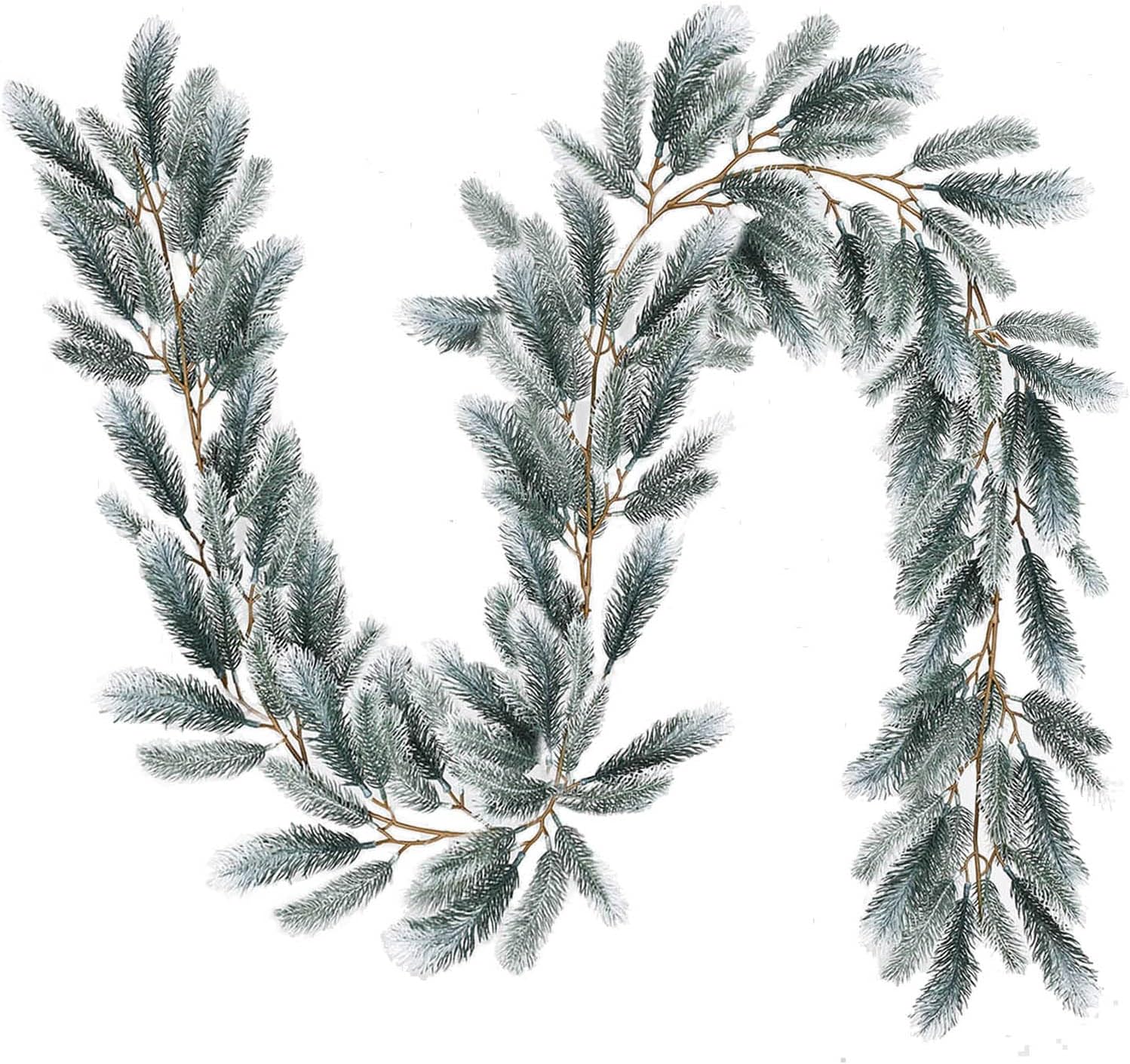 Wreaths, Garlands & Swags - Artiflr 6 Feet Artificial Christmas Pine Garland, Winter Greenery Garland for Holiday Season Mantel Fireplace Table Runner Centerpiece Décor