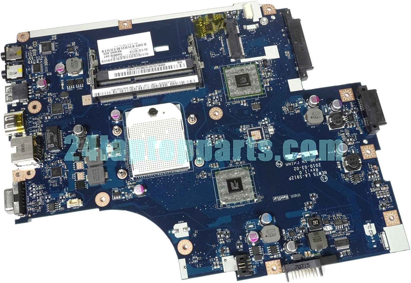 Gateway NV53 A Nv53 a52u Série AMD CPU carte mère HDMI Mbbl002001 La