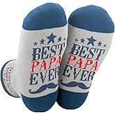 InnoBeta Papa Gifts Socks, Papa Gifts for Grandpa, One Size Crew Socks