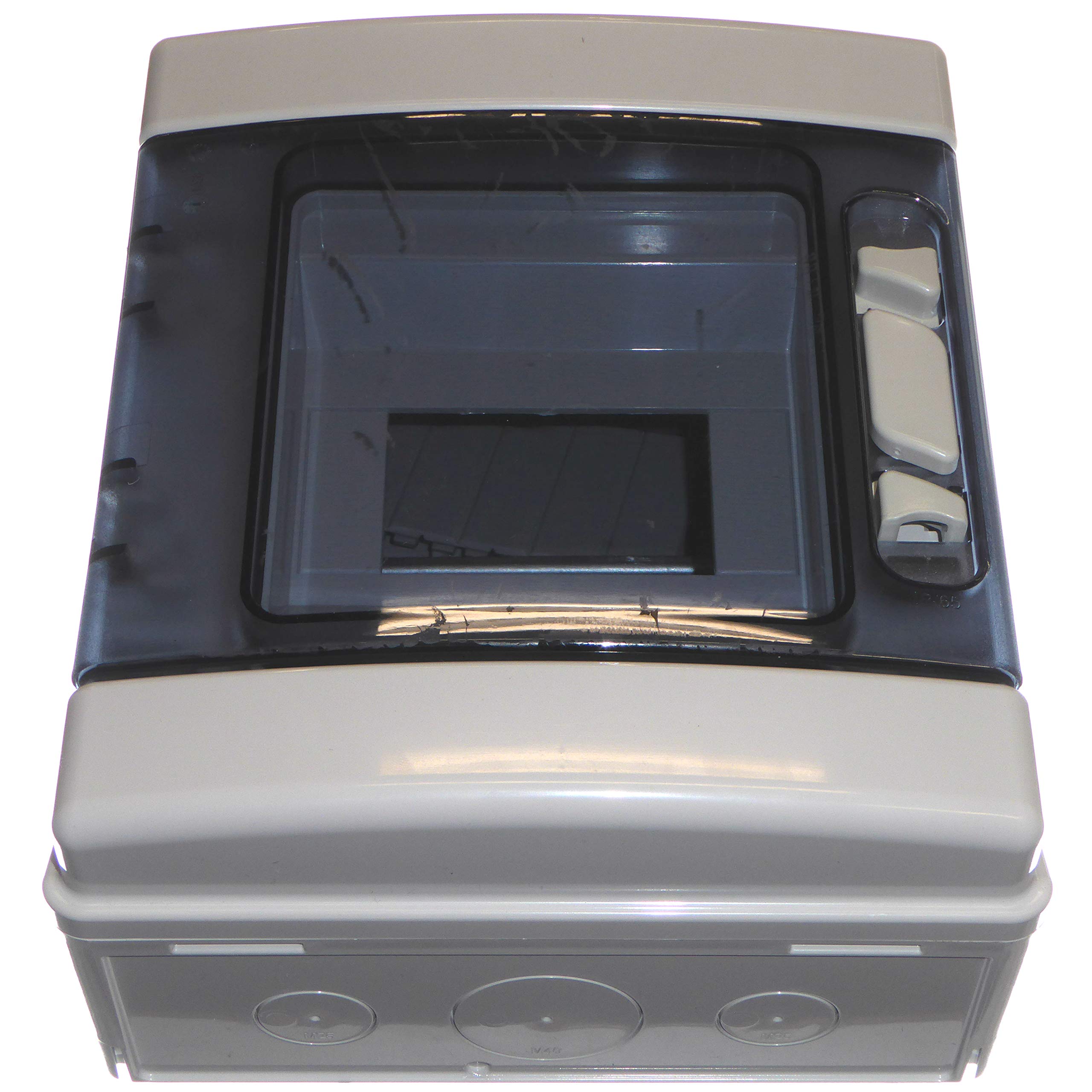 Okoium 6 Module IP65 DIN Rail Enclosure - Weatherproof Distribution Board - Made in Spain