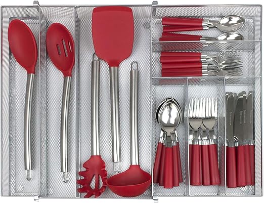 Amazon Com Sorbus Flatware Drawer Organizer Expandable Cutlery