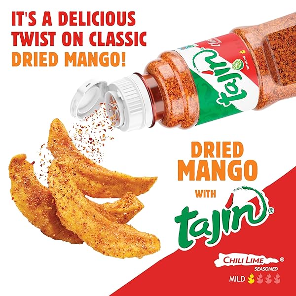 NUTRISSIMO DRIED MANGO WITH TAJIN, GLUTEN-FREE DRIED FRUIT SNACKS, 4OZ (PACK OF 1)