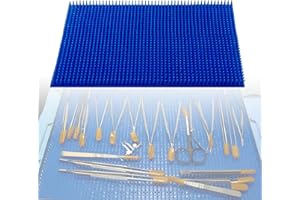 MUROCEA Silicone Mat for Sterilization Tray - Dental Instrument Case Box Spike Shockproof Cushion, Clinical Tools Protection Pads (19"×15")