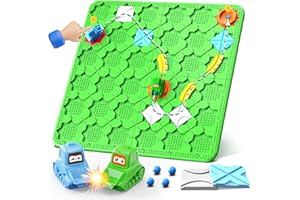 FYGURSO STEM Logic Road Builder Toys: Board Games Toys for 5 Year Old Kids Montessori Brain Teaser Puzzles Educational Learning Activities Toy for Kid Ages 3 4 6-8 12 Boys Girls Gifts (Green, 50PCS)