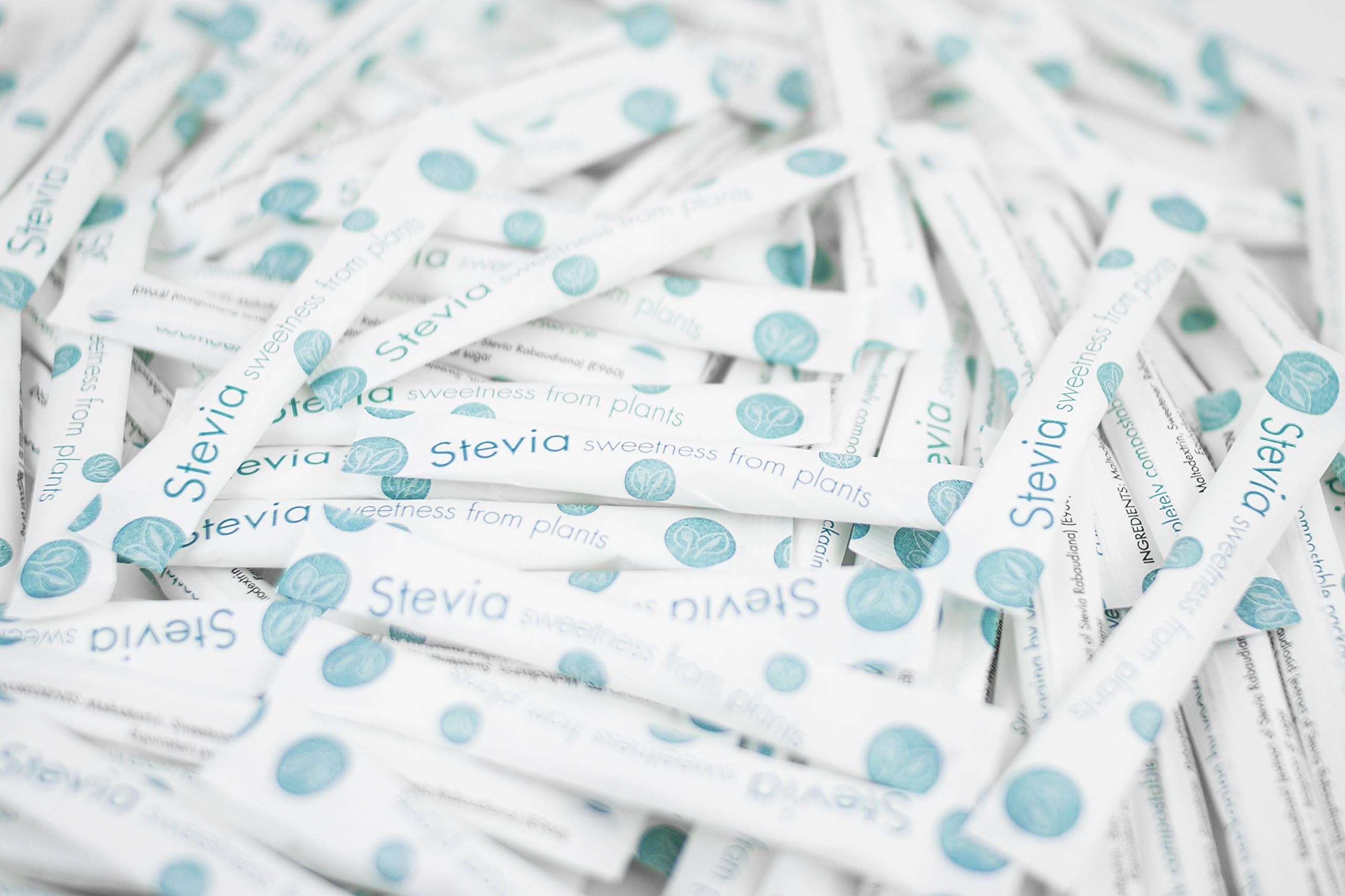 Vegware Stevia Natural Sweetener Sticks - Sugar Substitute - Pack of 100 x 1g