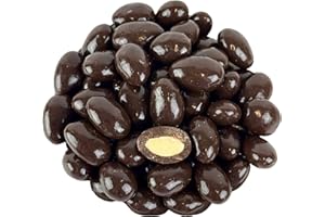 COZY CONFECTIONS Dark Chocolate Sea Salt Covered Almonds, 1 Pound