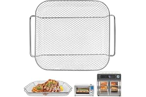 GCQ Air Fryer Basket for Emeril Lagasse Everyday 360 26 QT Extra Large Air Fryer, 12.5''×10.2''×1.3'' Steel Air Fryer Accessories Replacement Parts Wire Rack