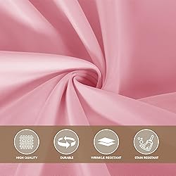 sancua Round Tablecloth 90 Inch Diameter, 8 Pack