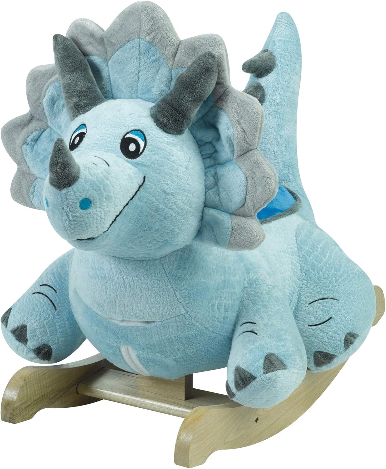 triceratops rocking horse