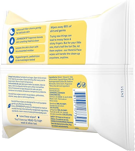 amazon johnsons baby wipes