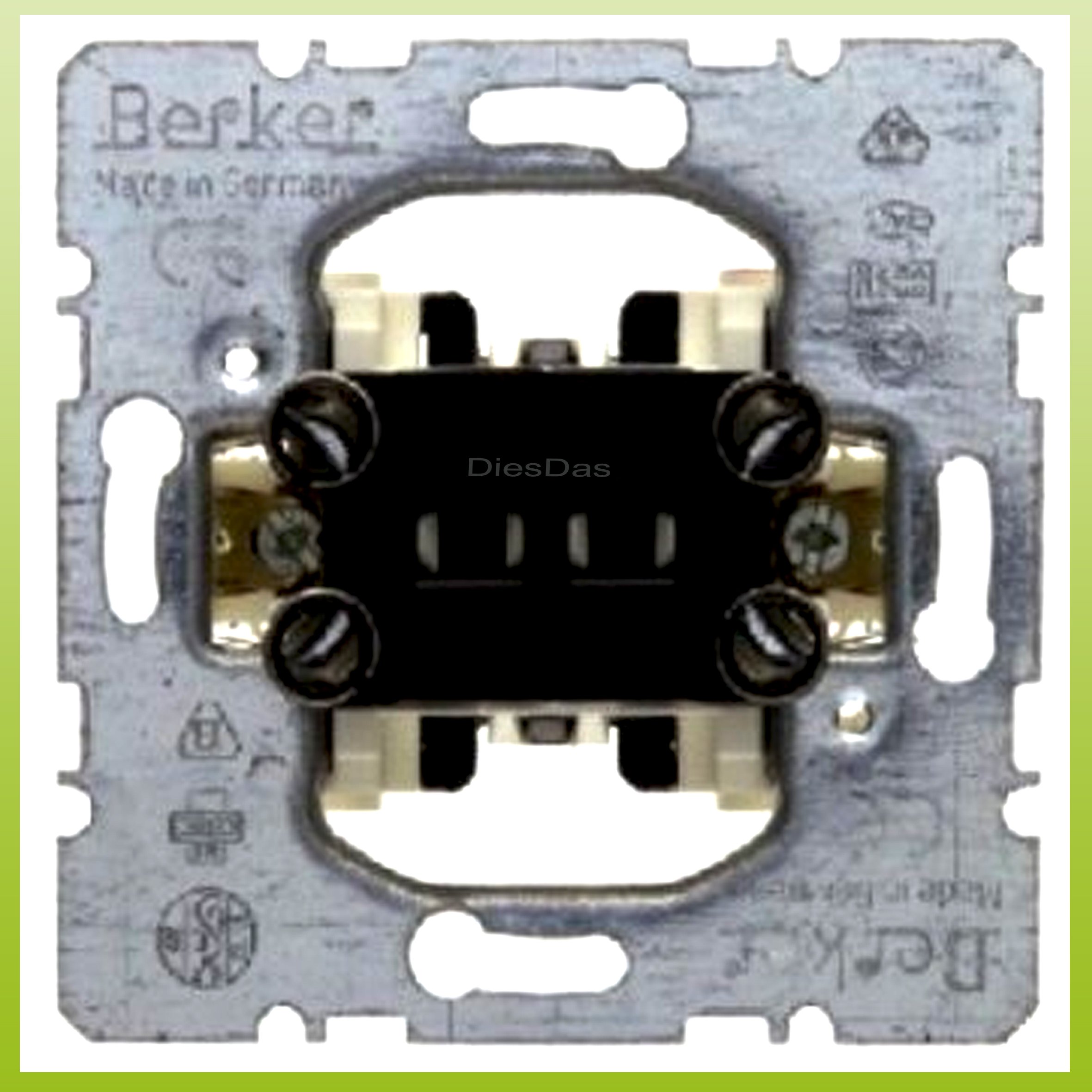 Hager – Mechanism Double Push Button with Interlocking Tilt 10 A/250 V