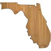 Totally Bamboo Florida State Shaped Serving & Cutting Board