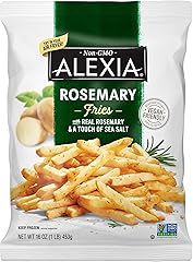 Alexia Crispy Rosemary Fries with Sea Salt, Non-GMO Ingredients, 16 oz (Frozen)