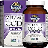 Garden of Life Vitamin Code Raw Zinc, 30mg Whole Food Zinc Supplement + Vitamin C, Trace Minerals & Probiotics for Immune Sup