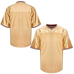 MESOSPERO Blank Football Jersey,Men's 90s Hip Hop