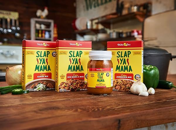 SLAP YA MAMA CAJUN ETOUFFEE SAUCE, 16-OUNCE JARS (PACK OF 4)