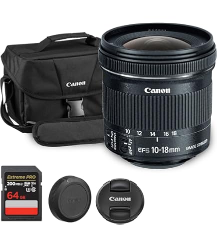 Amazon.com : Canon EF-S 10-18mm f/4.5-5.6 IS STM Zoom Lens for