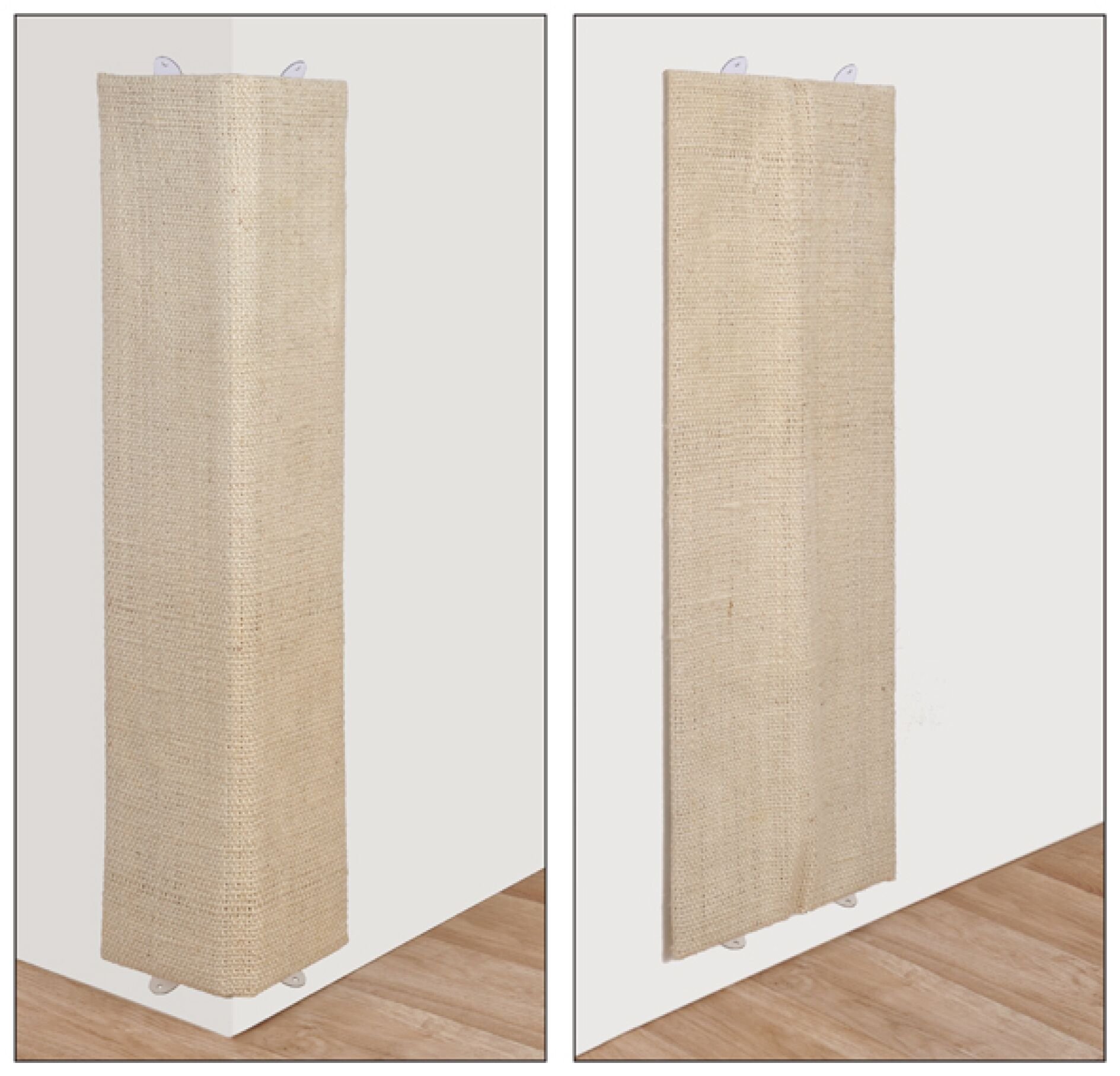 Natural Sisal Cat Scratching Post Cat Scratching Board 80x28 cm beige 49060