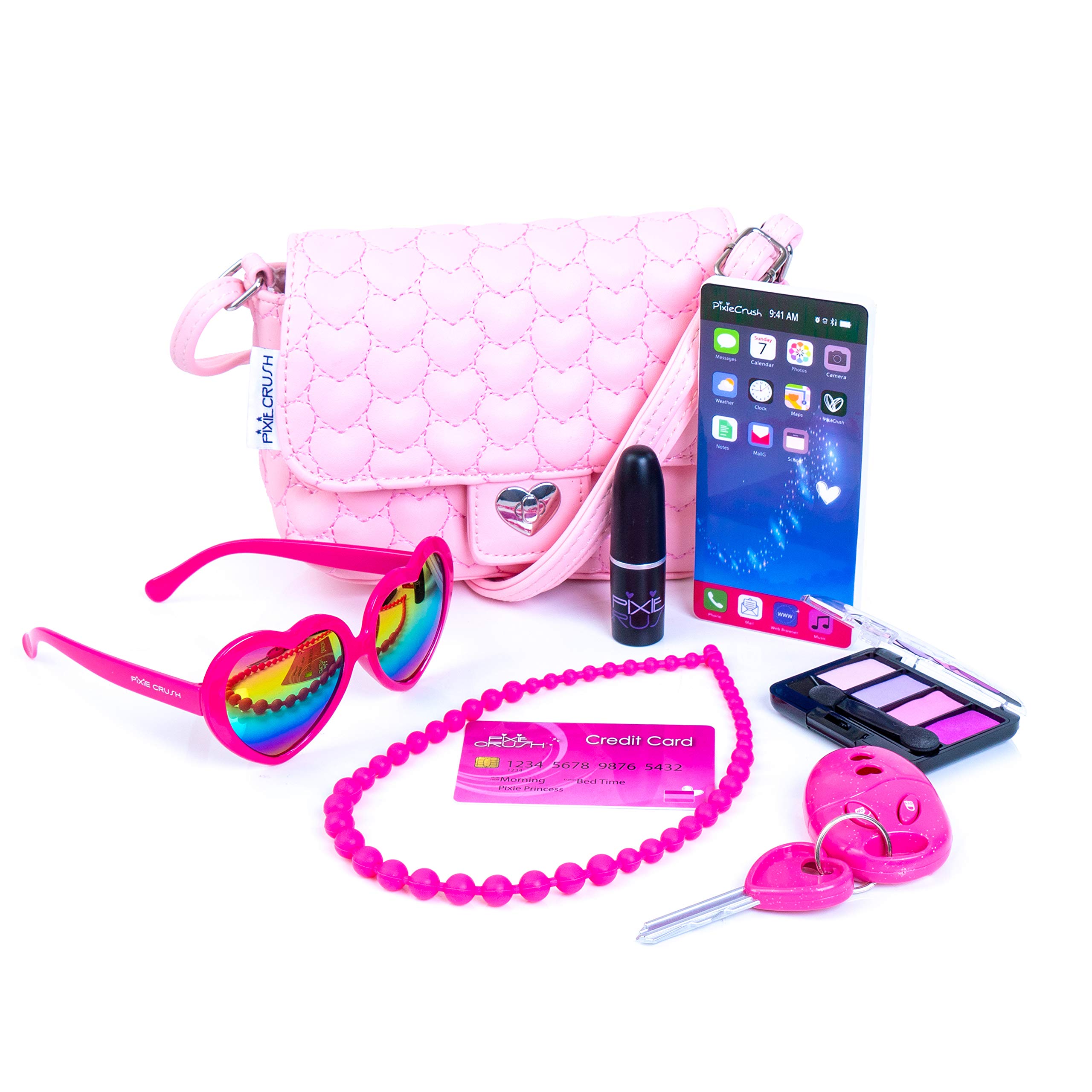 little girls play purse