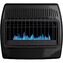 Amazon.com: Dyna-Glo 30,000 BTU Blue Flame Thermostatic Garage Vent Free  Wall Heater, Black : Everything Else