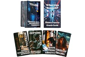 GZXINKE Spill The Beans Oracle Cards, Relationships Oracle Card, Life Oracle Deck, Oracle Cards Deck for Beginner, Revealing Secrets, Like Cheating, Betrayal, Haters