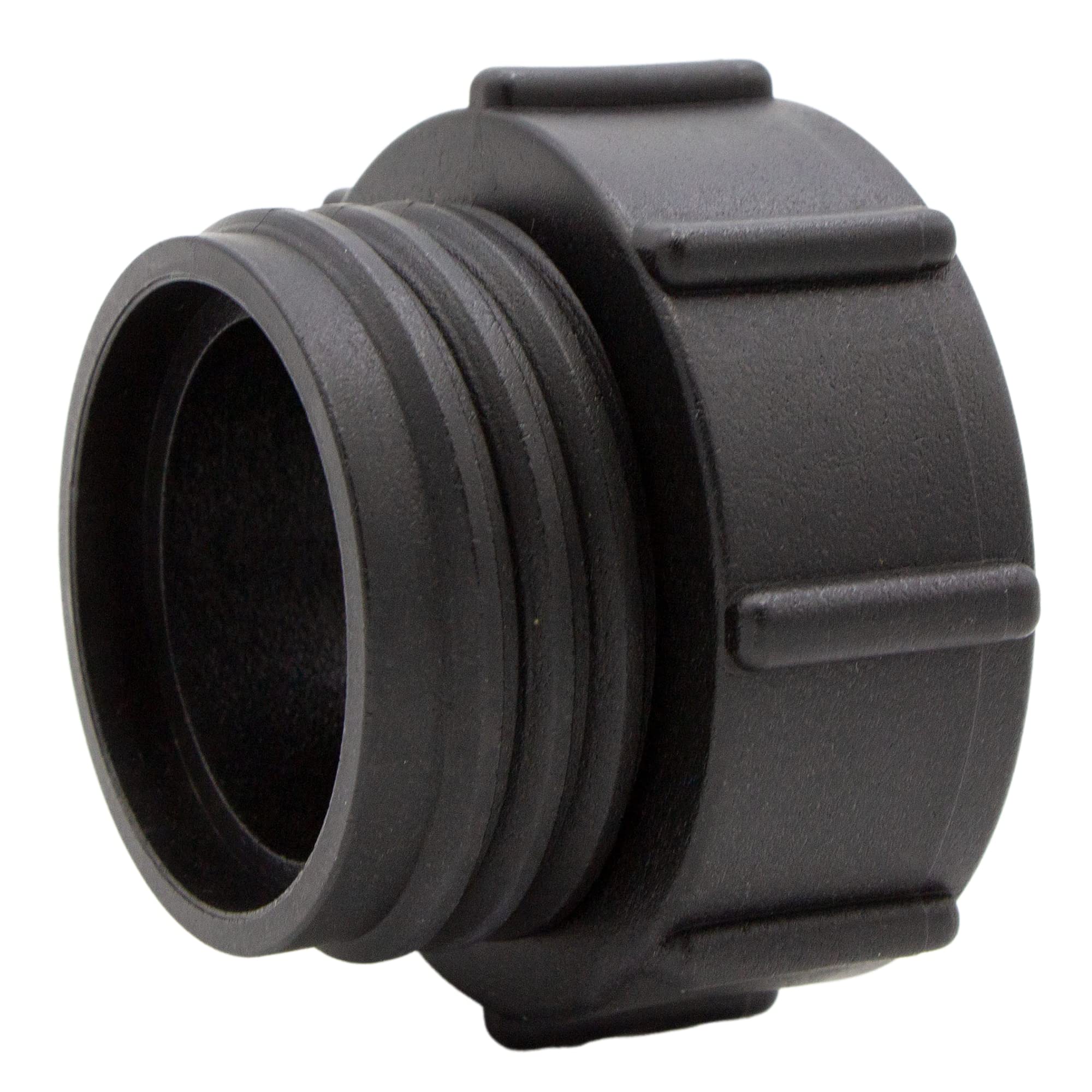 VARIOSAN IBC Adapter Tank Connector (2 Inch to S60x6) 16065 Plastic Black