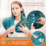 Mia&Coco Comfort Green Electric Heating Pad 60x100cm Back Neck Shoulders 6 Heat view 7