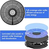 AISITIN Solar Fountain 3.5W With Panel Round Stand 12 Nozzles Pond Pump Kit view 7