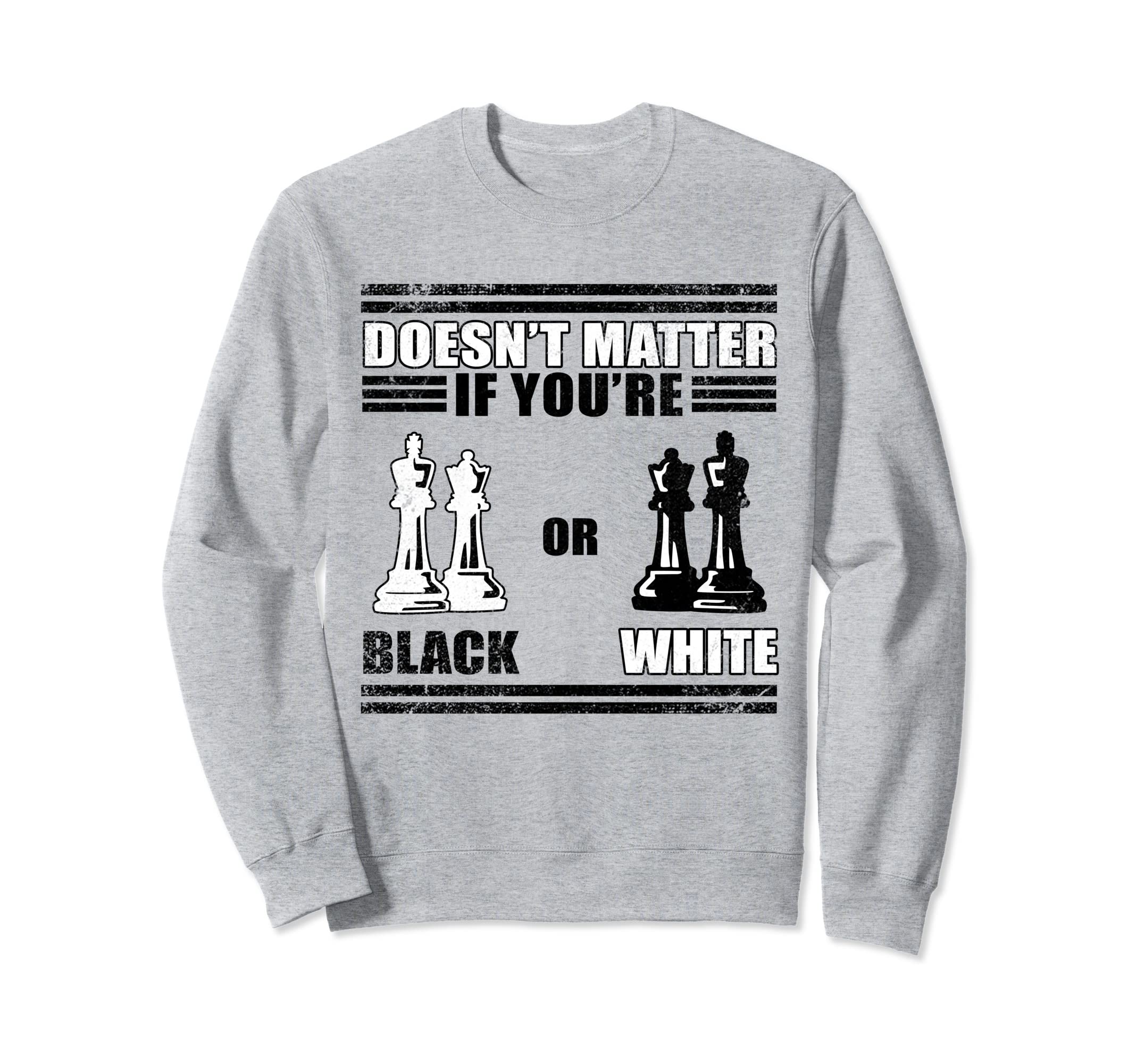 Black and White - chess Sweatshirt