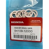 Honda compatible with Drain Plug Washers 12MM (94109-12000) (Qty 10)