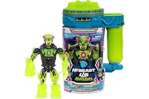 MrBeast Lab Hyper Fusion Mutators, Experiment & Create The Atomic Earth Panther, Add Mutation Fluid, Press The Fingerprint Sc
