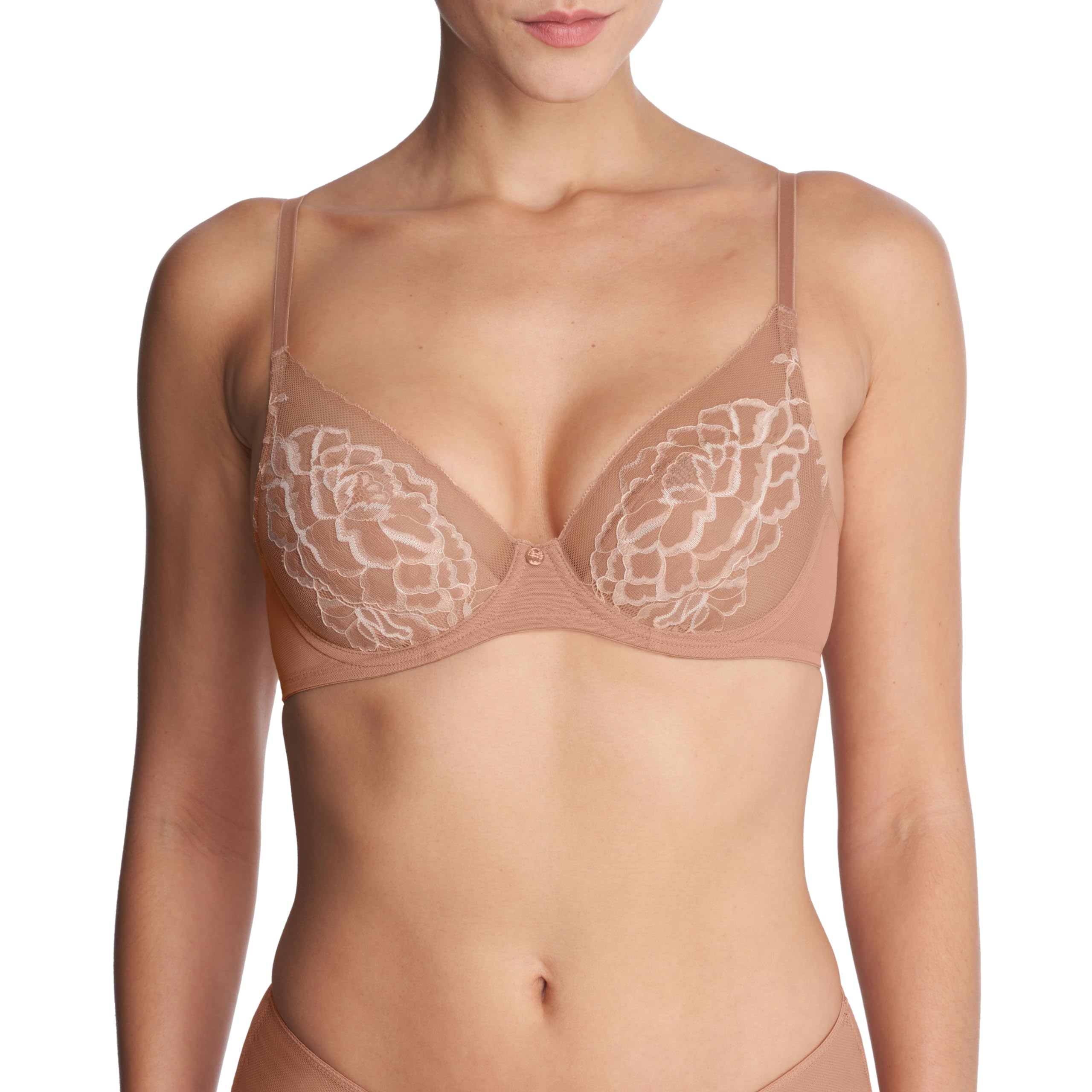 Natori Women’s Flora Contour Underwire Bra 721150, Glaze/Cashmere, 36DDD