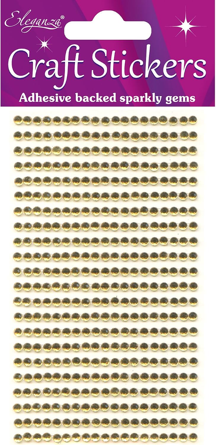 Eleganza Gems, Synthetic Material, Gold, 16.5 x 7.6 x 0.2 cm