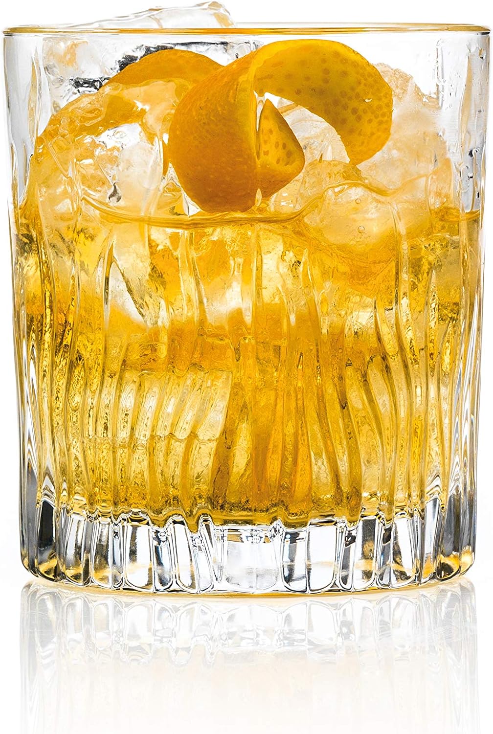 RCR 24849020006 Fire Crystal Short Whisky Water Tumblers Glasses, 240 ml, Set of 6
