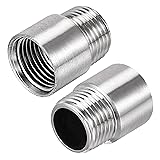 uxcell Shower Head Extension Arm Stainless Steel