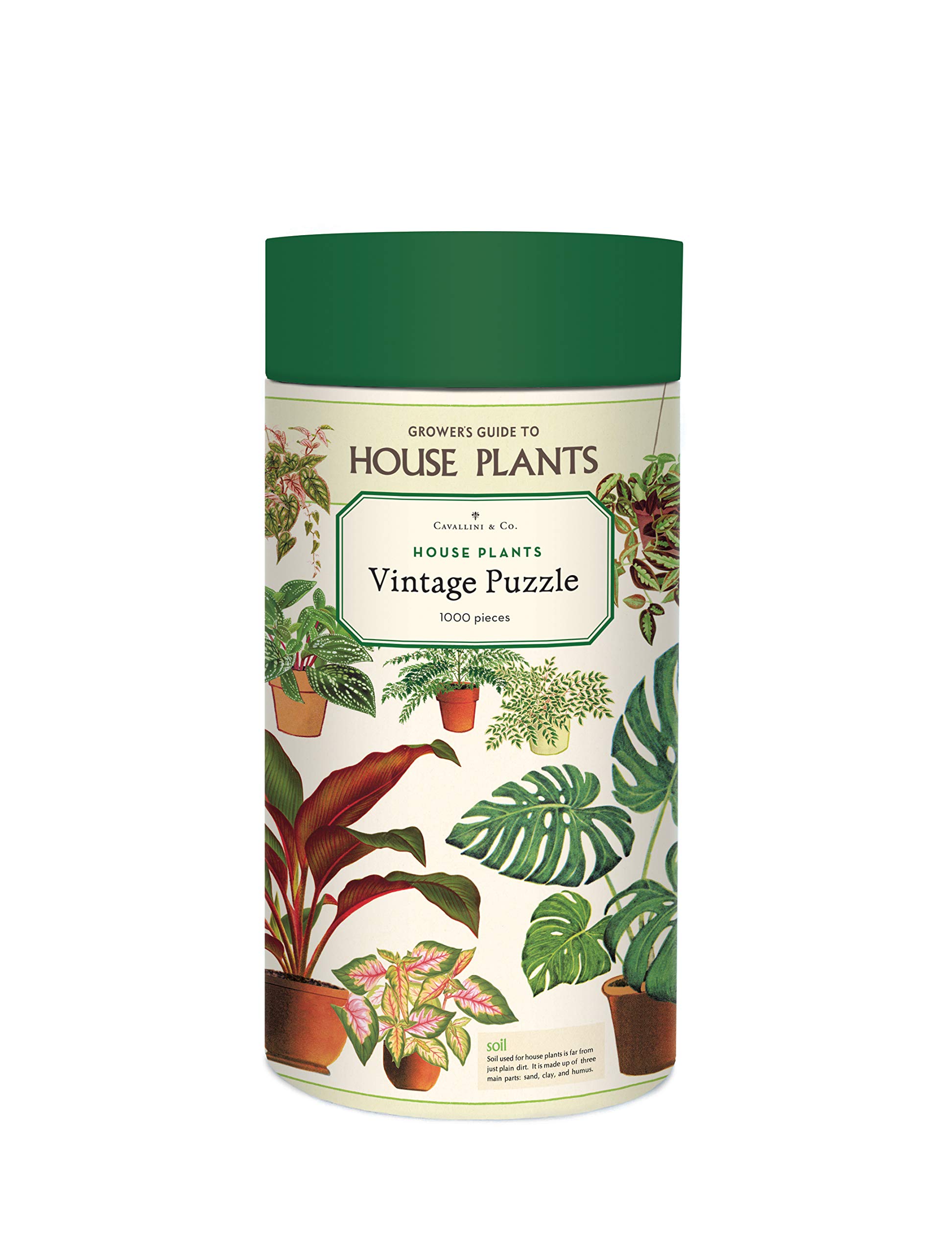 Photo 1 of Cavallini Papers & Co. House Plants 1,000 Piece Puzzle, Multi