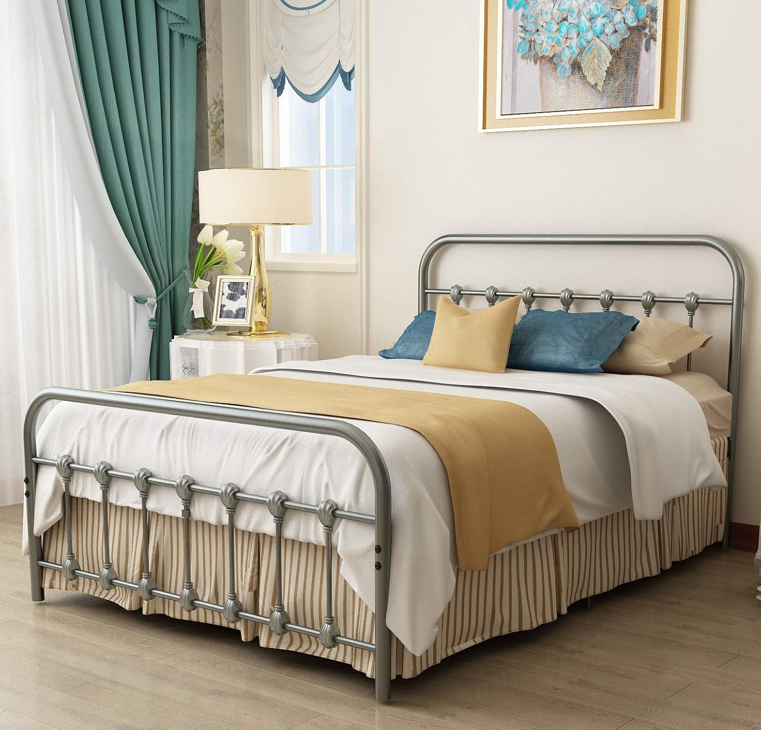 Best double bed metal headboard