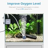 NICREW Nano Silent Max Air Pump 36 L/H for 40-80 L Aquariums Quiet <35dB view 3