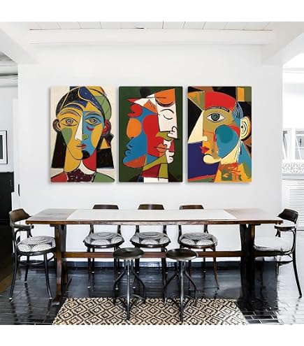 Amazon.com: Rumftozyb Pablo Picasso Canvas Wall Art, Abstract Face